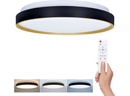 Solight LED osvětlení s dálkovým ovladačem Cala, 48W, 3360lm, 38cm, změna chromatičnosti, stmívatelné