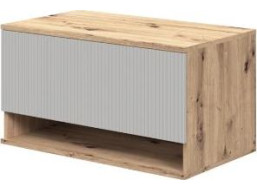 Koupelnová závěsná skříňka pod umyvadlo AVIOLA 80 cm - dub artisan/kašmír