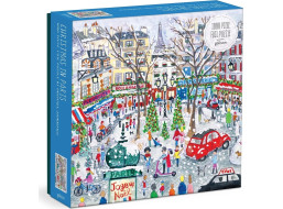 Galison Fóliové puzzle Michael Storrings Vánoční Paříž 1000 dílků