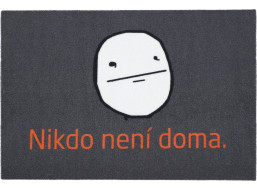 Rohožka Nikdo není doma 40x60 cm