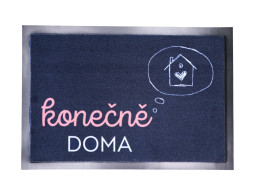 Rohožka Konečně DOMA 40x60 cm