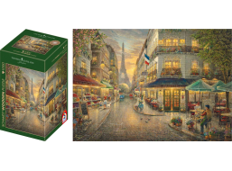 SCHMIDT Dřevěné puzzle Pařížská kavárna 1000 dílků