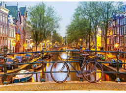 ALIPSON Puzzle Rozzářený Amsterdam 1000 dílků