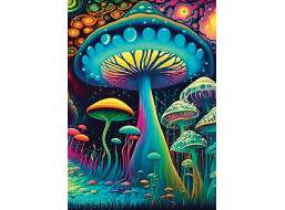 YAZZ Puzzle Houby z říše divů 1000 dílků