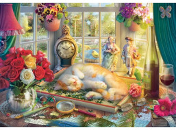 SCHMIDT Puzzle Skládání s kočkou 1000 dílků