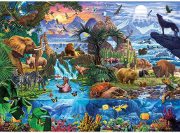 EUROGRAPHICS Puzzle Zvířata světa 5000 dílků