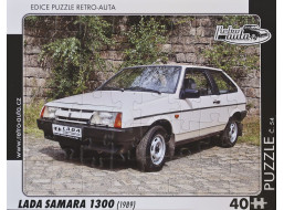 RETRO-AUTA Puzzle č.54 Lada Samara 1300 (1989) 40 dílků