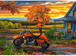 CASTORLAND Puzzle Podzimní jízda 500 dílků