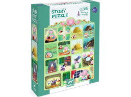 DJECO Puzzle s příběhem Tři Prasátka 35 dílků