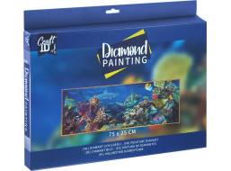 CRAFT ID Diamantové malování Podmořský svět 75x25cm