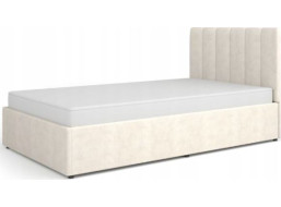Postel MOSSA MO12 s úložným prostorem - 200x120 cm - krémová