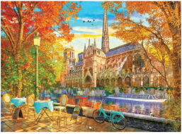 ANATOLIAN Puzzle Podzimní Notre Dame 1000 dílků