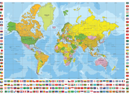 ANATOLIAN Puzzle Politická mapa světa XL 700 dílků