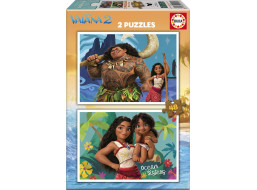 EDUCA Puzzle Vaiana 2, 2x48 dílků