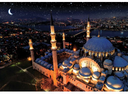 ART PUZZLE Svítící puzzle Modrá mešita 1000 dílků