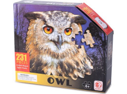 Obrysové puzzle Sova 231 dílků