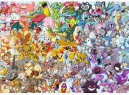 RAVENSBURGER Puzzle Challenge: Pokémon 1000 dílků