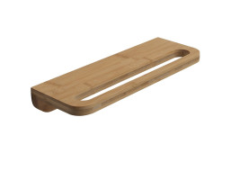 Gedy HIMALAYA polička s držákem ručníků 400x145mm, bambus HY19
