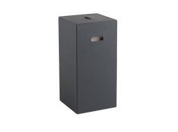 Gedy LUXURY koš na prádlo 30x61, 8x30cm, černá 103614