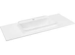 Sapho BRAHEA umyvadlo 111, 6x51, 5cm, rockstone, bílá mat BT112