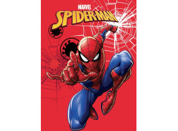 Dětská deka POLAR 100x140 cm - Spider-man - červená