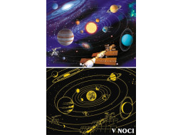RAVENSBURGER Svítící puzzle Sluneční soustava 500 dílků