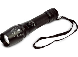Solight LED nabíjecí profesionální svítilna, 600lm, T6 XML Cree LED, zoom, Li-Ion