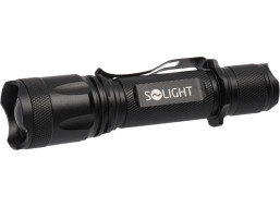 Solight LED nabíjecí svítilna, 600lm, Cree XM-L2 T6, zoom, Li-Ion