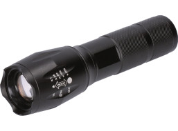 Solight LED nabíjecí svítilna, 300lm, Cree, zoom, power banka, Li-Ion