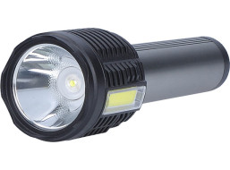 Solight LED nabíjecí ruční svítilna, 150+150lm, Li-Ion