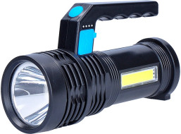 Solight LED nabíjecí svítilna s rukojetí a bočním světlem, 150+100lm, Li-Ion