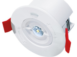 Solight LED nouzové osvětlení podhledové, 200lm, IP65, LiFePo4 1800mAh baterie, autotest
