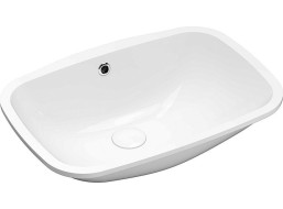 Sapho NUVO keramické umyvadlo pod desku, 55x38cm, bílá 50354