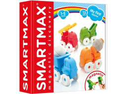 SMARTMAX Magnetická stavebnice Moje první vozidla 13 dílků