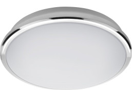 Sapho SILVER stropní LED svítidlo, Ø 28cm, 10W, 230V, 3000K/4000K/6500K, chrom AU480