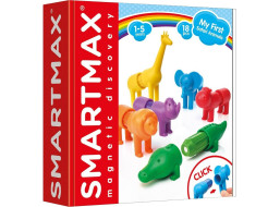 SMARTMAX Magnetická stavebnice Moje první safari 18 dílků