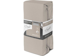Jersey prostěradlo SOFT 200x180 cm + 25cm - šedé