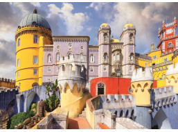 RAVENSBURGER Puzzle Impozantní hrady a zámky: Pena, Portugalsko 1000 dílků