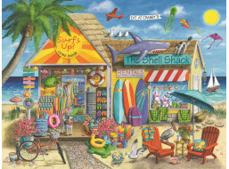 RAVENSBURGER Puzzle Surfařský stánek 1500 dílků