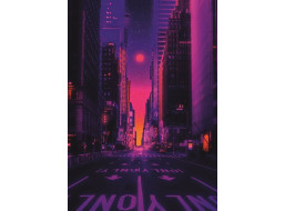 RAVENSBURGER Puzzle Neonové město 1000 dílků