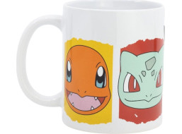 STOR Hrneček keramický 325 ml Obličeje Pokémonů