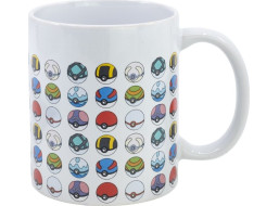 STOR Hrneček keramický 325 ml Pokeballs