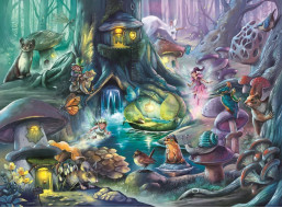 RAVENSBURGER Puzzle Kouzelný les XXL 150 dílků