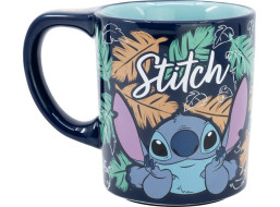 STOR Hrneček keramický s protiskluzovým dnem 295 ml Stitch