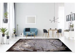 Moderní kusový koberec MATRA šedý H105A