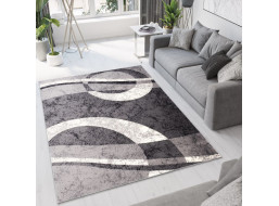 Kusový koberec TAPIS Circle - tmavě šedý
