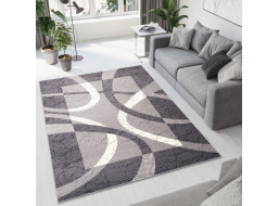 Kusový koberec TAPIS Ribbon - tmavě šedý