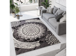 Kusový koberec TAPIS Rosette - tmavě šedý