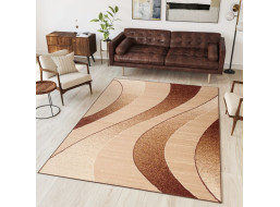 Kusový koberec TAPIS Waves - světle béžový