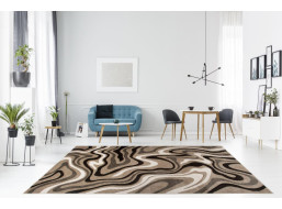 Moderní kusový koberec MATRA béžový C301B